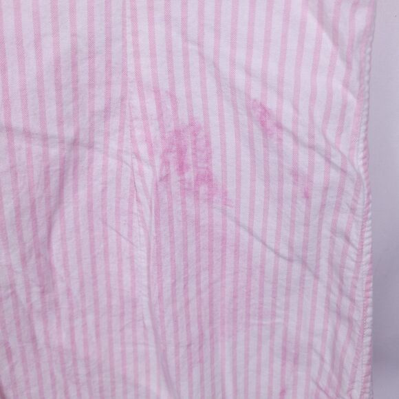 Ralph Lauren Shirt Womens XS Striped Pink, White Pony Slim Fit - Picture 6 of 12
